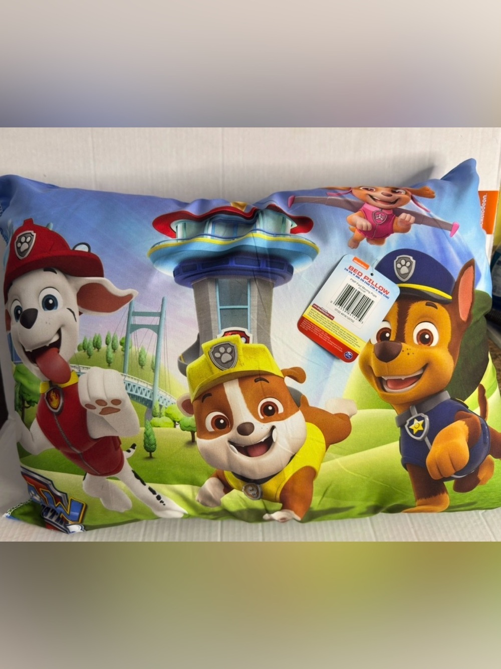 Nickelodeon Paw Patrol Rubble Yellow Kids Pillowcase